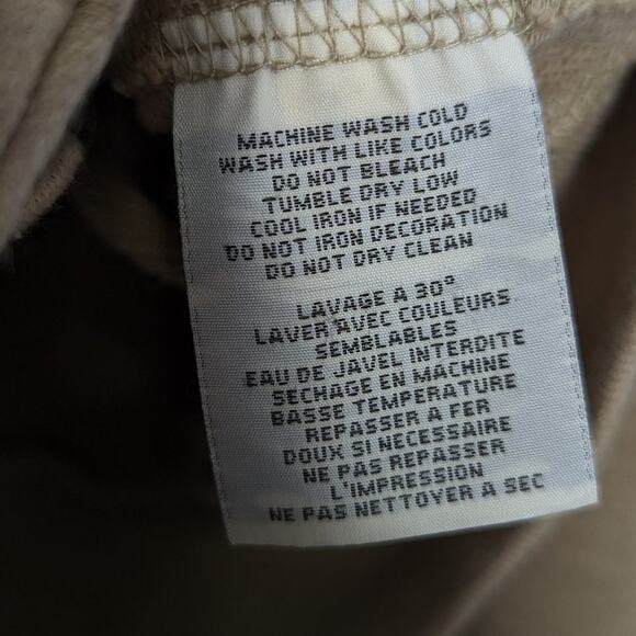 Denim & Supply Ralph Lauren Tan Full Zip Jacket Long Sleeve Pockets Size L - Picture 7 of 7